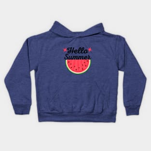 hello summer Kids Hoodie